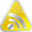 Yellow RSS Icon 64x64 png